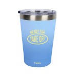 VASO TERMO AZUL  READY FOR TAKE OFF 