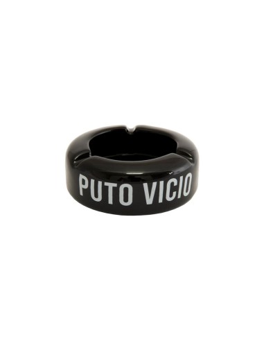 CENICERO PUTO VICIO - NEGRO