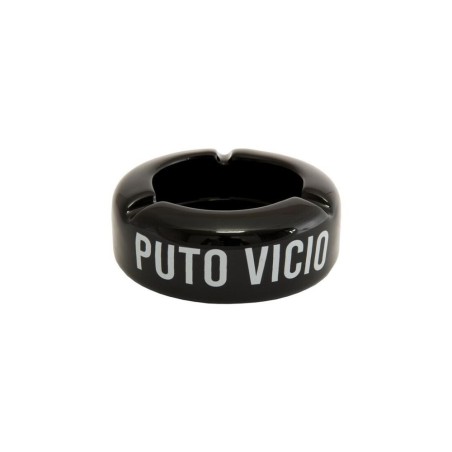 CENICERO PUTO VICIO - NEGRO