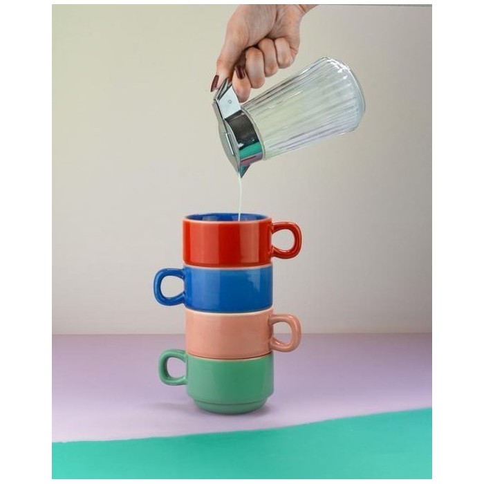 TAZAS DE CAFÉ COLORES