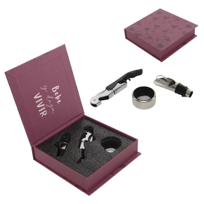 JUEGO DE 3 ACCESORIOS VINO
