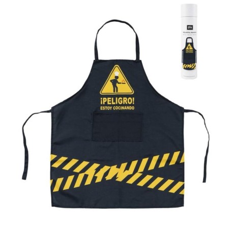 DELANTAL PELIGRO ESTOY COCINANDO