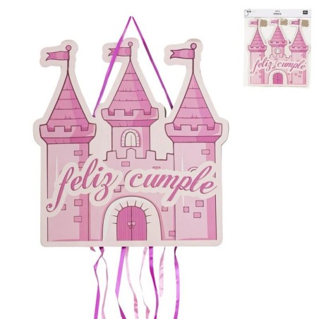 PIÑATA PLEGABLE CASTILLO 