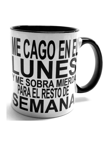 TAZA ME CAGO EN EL LUNES