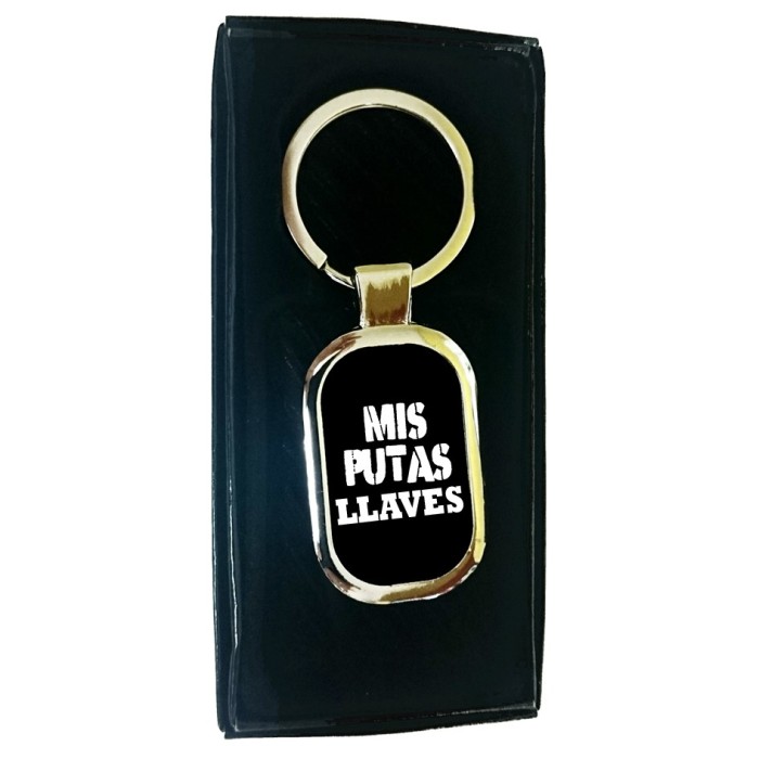LLAVERO METÁLICO MIS PUTAS LLAVES