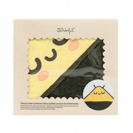 TOALLA CON CAPUCHA PARA BEBÉS - ABEJA