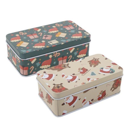 CAJITA METAL NAVIDAD