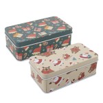 CAJITA METAL NAVIDAD