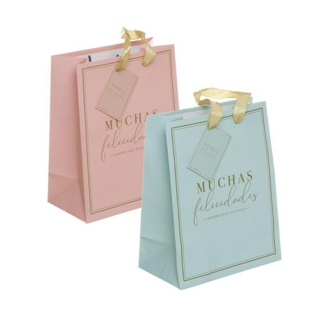 BOLSA PAPEL M FELICIDADES