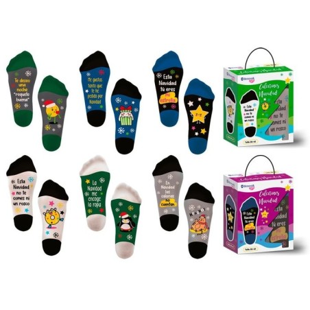 CALCETINES NAVIDAD FRASES