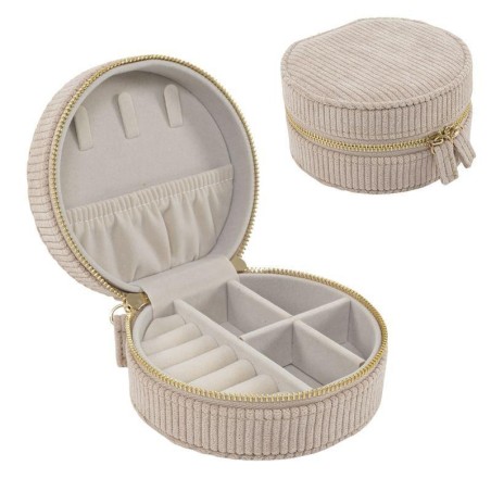 JOYERO VIAJE REDONDO MICRO PANA NATURAL