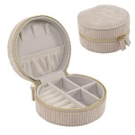 JOYERO VIAJE REDONDO MICRO PANA NATURAL