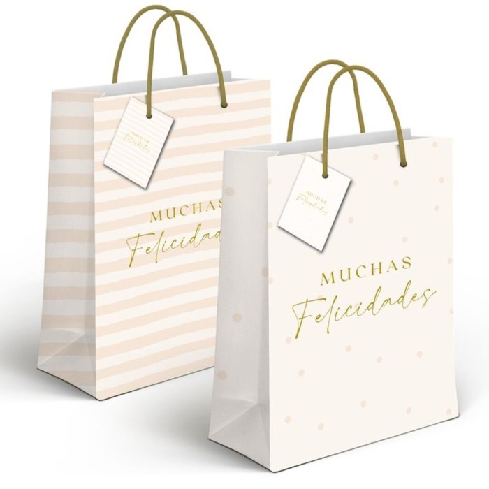 BOLSA PAPEL L FELICIDADES