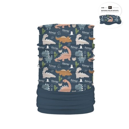 BUFANDA DE CUELLO INFANTIL DINOS