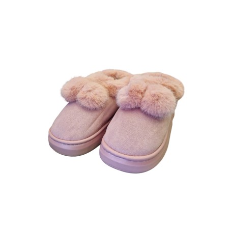 ZAPATILLAS POMPONES ROSA
