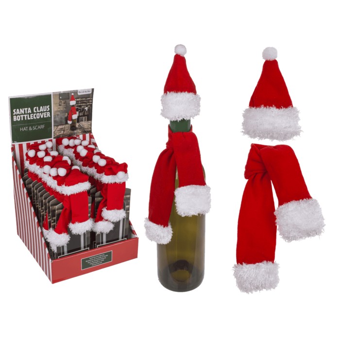 RECUBRIMIENTO PARA BOTELLAS NAVIDAD