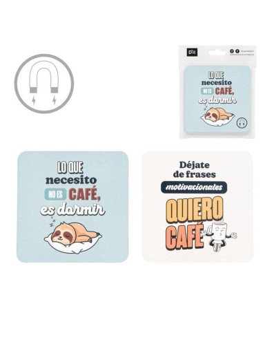 POSAVASOS CON IMÁN CAFÉ