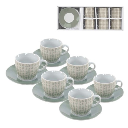 JUEGO CAFÉ 6X80ML VERDE AGUA