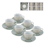 JUEGO CAFÉ 6X80ML VERDE AGUA