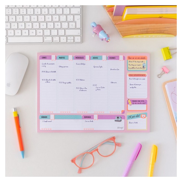 ORGANIZADOR SEMANAL PARA LOGRAR TODO