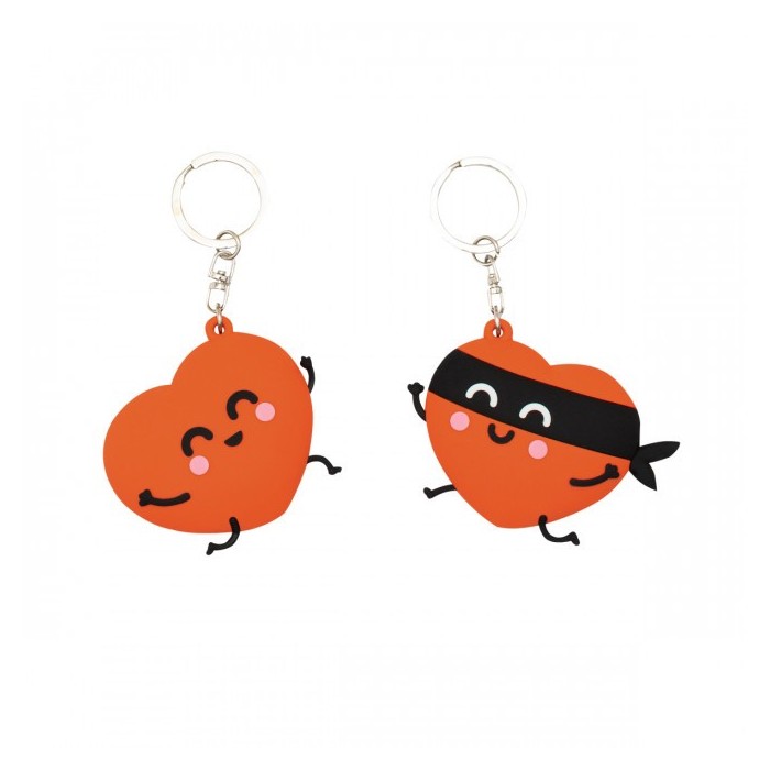 SET 2 LLAVEROS - CORAZÓN Y CORAZÓN BANDIDO
