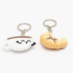 SET DE 2 LLAVEROS - CAFÉ & CROISSANT