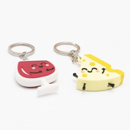 SET DE 2 LLAVEROS - QUESO Y VINO