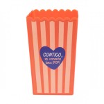 SET BOL DE PALOMITAS + DOS VASOS PARA PAREJAS