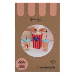 SET BOL DE PALOMITAS + DOS VASOS PARA PAREJAS