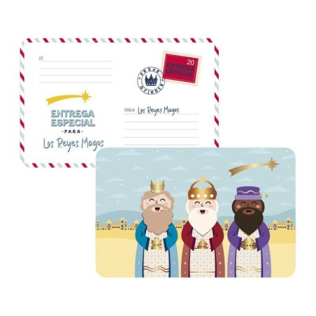 INDIVIDUAL PLASTICO CARTA REYES MAGOS