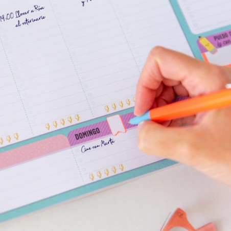 ORGANIZADOR SEMANAL PARA LOGRAR TODO