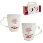 JUEGO DE 2 TAZAS AMOR 384ML
