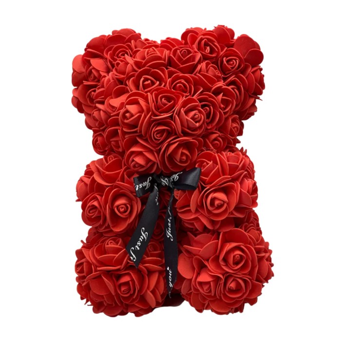 OSO DE ROSAS ROJAS
