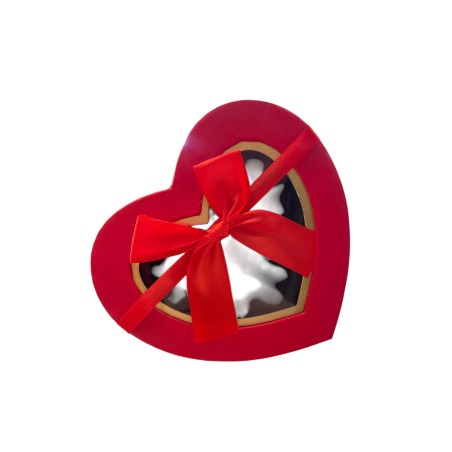 CAJA REGALO CORAZON ROJO GRANDE