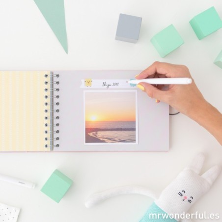 ÁLBUM DE FOTOS PARA BEBÉ ROSA - MOMENTAZOS DE LA ESTRELLA DE LA CASA