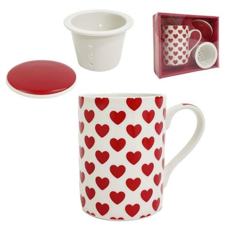TISANA CON FILTRO CERÁMICA AMOR 295ML