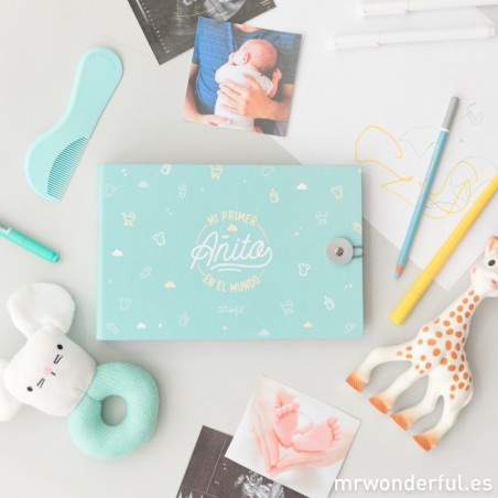 ÁLBUM DE FOTOS MINT - MI PRIMER AÑITO EN EL MUNDO