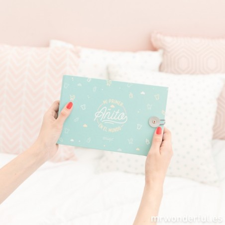 ÁLBUM DE FOTOS MINT - MI PRIMER AÑITO EN EL MUNDO