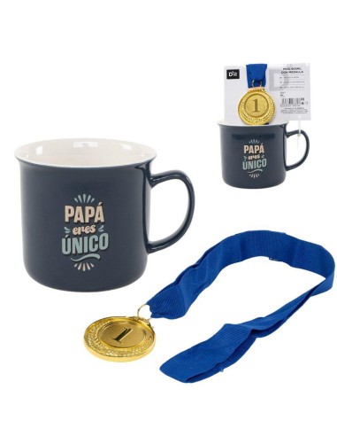 TAZA PAPA CON MEDALLA