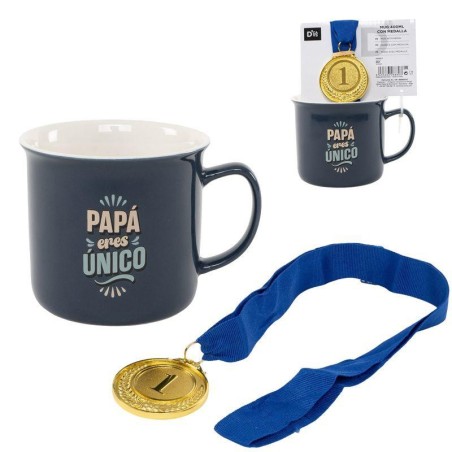 TAZA PAPA CON MEDALLA