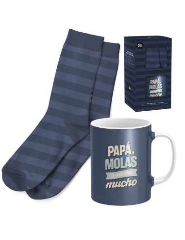 SET REGALO TAZA Y CALCETINES 38-42 PAPÁ