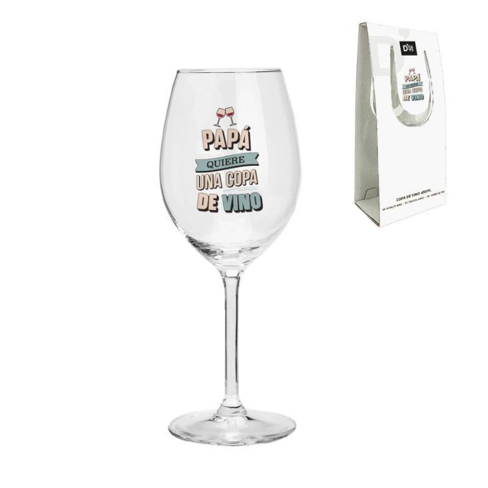 COPA DE VINO PAPÁ 430ML