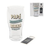 VASO DE CERVEZA 435ML CON ABRIDOR PAPÁ