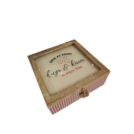 CAJA MADERA AMOR 24 H