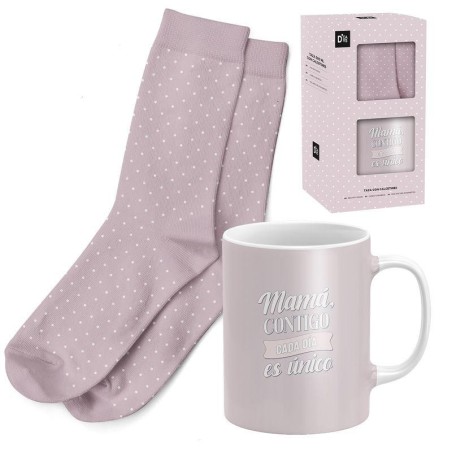 SET TAZA CON CALCETIN T 38-42 MAMÁ