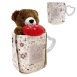 TAZA CON PELUCHE MAMÁ 348ML