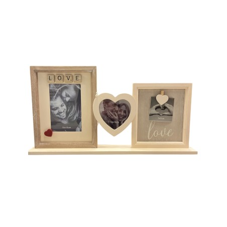 PORTAFOTOS TRIPLE AMOR