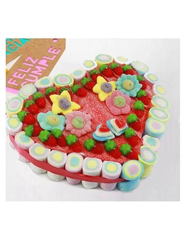 TARTA DE CORAZON CHUCHES