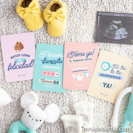 TARJETAS DE EMBARAZO - MOMENTAZOS DE MI EMBARAZO