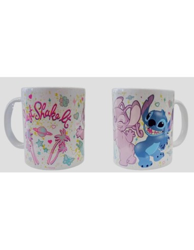 TAZA 325ML STITCH Y ANGEL